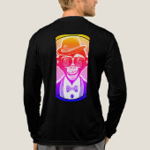 T-SHIRT EN TRI-MATIÈRE JERSEY CON DISEÑO DE MONO (Verso)