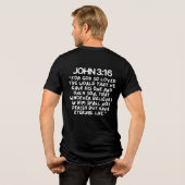 T-shirt En Tri-matière Jesus Loves You Thrive Merch (Verso intégral)
