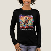 T-shirt En Tri-matière Jésus sur Trex vs voiture électrique (Recto)