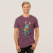 T-shirt En Tri-matière Jeu de lapin (Recto plein)