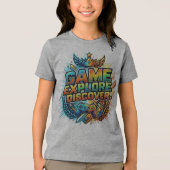 T-shirt En Tri-matière Jeu, Explorer, Découvrir (Recto)