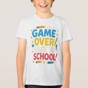 T-shirt En Tri-matière Jeu sur le retour à l'école amusant enseignant étu