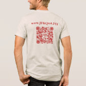 T-SHIRT  EN TRI-MATIÈRE JFK Q&A TRIM SHIRT (Verso)