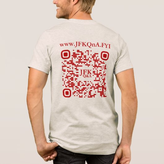 T-SHIRT  EN TRI-MATIÈRE JFK Q&A TRIM SHIRT (Verso)