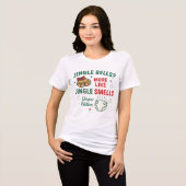 T-shirt En Tri-matière Jingle Smells Funny Mom Christmas Tee (Recto plein)