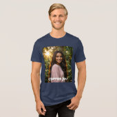 T-SHIRT EN TRI-MATIÈRE JOIE DE CAFÉ (Recto plein)
