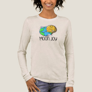 T-shirt En Tri-matière Joie Lunaire Terre et Lune Câlin Mignon