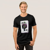 T-shirt En Tri-matière Joker and Batman Spade Playing Card Illustration (Recto plein)