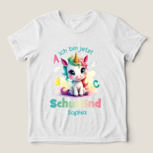T-shirt En Tri-matière Joli licorne avec des bulles de savon - Enfant sco
