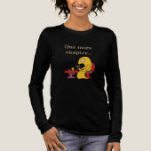 T-shirt En Tri-matière Joli monstre jaune lecture dans un café (Recto)