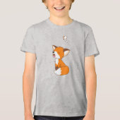 T-shirt En Tri-matière Joli Petit Fox Sleepy (Recto)