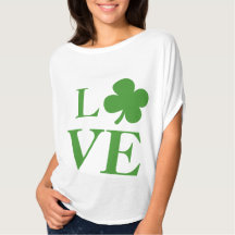 Joli Shamrock vert amour Jour de la Saint Patrick