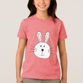 T-shirt En Tri-matière Joli visage de lapin (Recto)