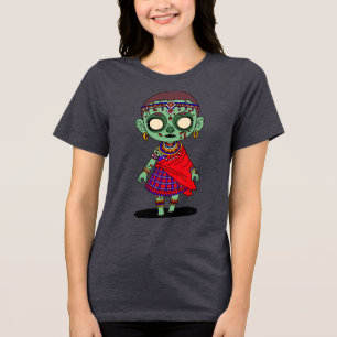 T-shirt En Tri-matière Joli Zombie Maasai