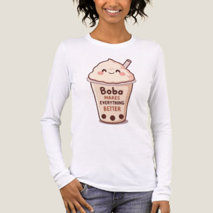 T-shirt En Tri-matière Jolie citation "Boba rend tout meilleur"