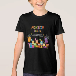 T-shirt En Tri-matière Jolie Fête D'Halloween Monster Costume Pour Enfant