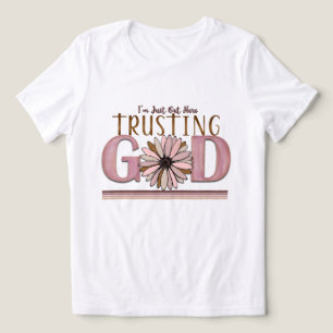 T-shirt En Tri-matière Jolie parole d'art de confiance en Dieu
