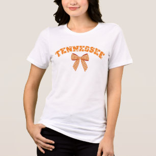 T-shirt En Tri-matière Jolie Tennessee Orange Femmes Filles Enfants Coche