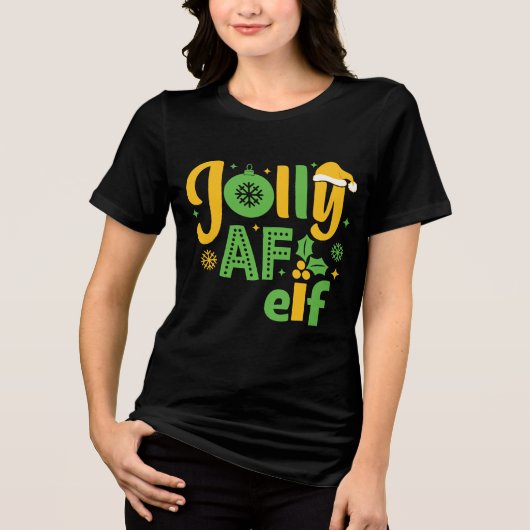 T-shirt En Tri-matière Jolly AF Elf (Recto)