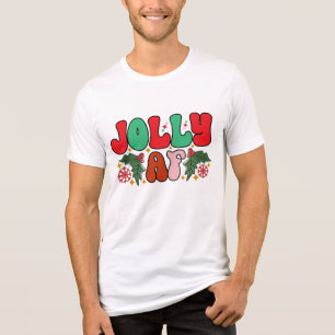 T-shirt En Tri-matière Jolly AF Retro Jours fériés Super de Noël