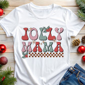 T-shirt En Tri-matière Jolly Mama Retro Noël