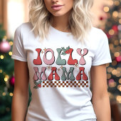 T-shirt En Tri-matière Jolly Mama Retro Noël