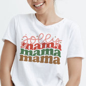 T-shirt En Tri-matière Jolly Mama Retro Vacances de Noël Super