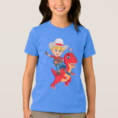 T-shirt En Tri-matière Jon et Blitz | Dino Ranch (Recto)