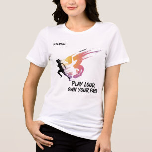 T-shirt En Tri-matière Jouer à haute voix : posséder votre Pace 13 coureu