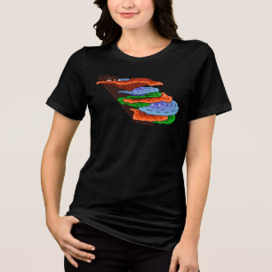 T-shirt En Tri-matière Jouer au golf sur des polypores