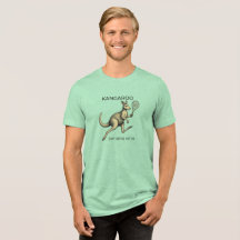 Joueur de tennis kangourou - Art animal drôle