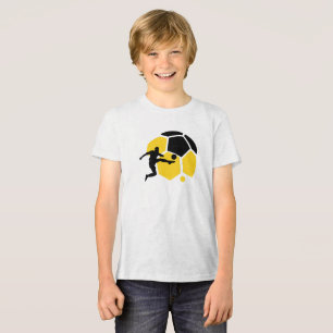 T-shirt En Tri-matière Joueuse de football, Cadeau d'anniversaire, équipe