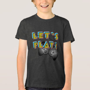 T-shirt En Tri-matière Jouons - Jeu vidéo Jour