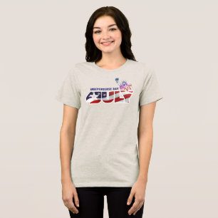 T-shirt En Tri-matière Jour de l'Indépendance Femmes