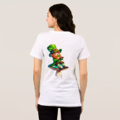 T-SHIRT  EN TRI-MATIÈRE JOUR DE ST.PATRICK (Verso intégral)