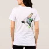 T-SHIRT  EN TRI-MATIÈRE JOUR DE ST.PATRICK (Verso)