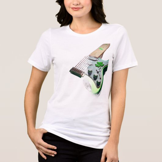T-SHIRT  EN TRI-MATIÈRE JOUR DE ST.PATRICK (Recto)