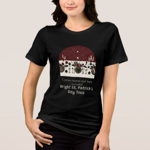 T-SHIRT  EN TRI-MATIÈRE JOUR ST.PATRICK