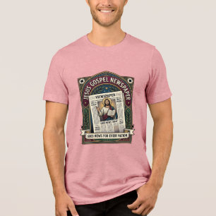 T-shirt En Tri-matière Journal de l'Évangile de Jésus Journal chrétien F