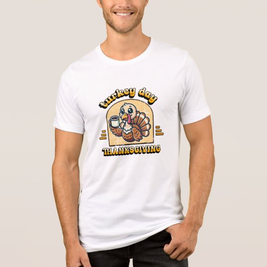 T-shirt En Tri-matière journée de la dinde (Recto)