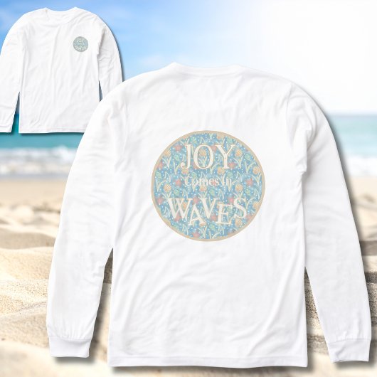 T-shirt En Tri-matière Joy Comes in Waves – Boho Beach