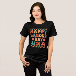 T-shirt En Tri-matière Joyeuse chemise de la Fête du Travail pour les fem