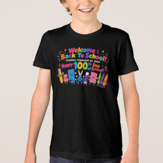 T-shirt En Tri-matière Joyeux 100e jour d'école