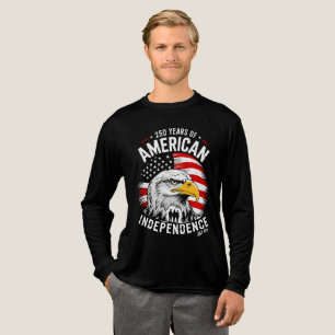 T-shirt En Tri-matière Joyeux 250e anniversaire Amérique 4 juillet