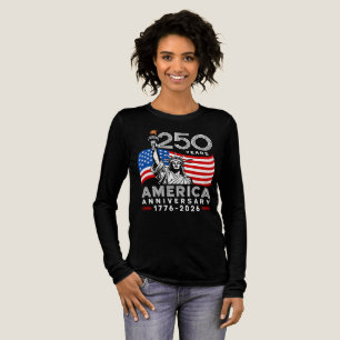 T-shirt En Tri-matière Joyeux 250e anniversaire des femmes d'Amérique