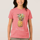 T-shirt En Tri-matière Joyeux ananas tropical (Recto)