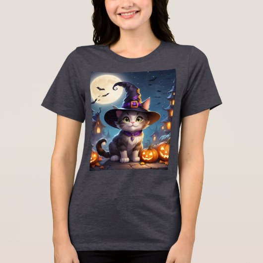 T-shirt En Tri-matière Joyeux chat (Recto)