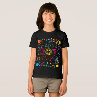 T-shirt En Tri-matière Joyeux Dot Day mignonne Girls OutfitT-Shirt