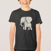 T-shirt En Tri-matière Joyeux éléphant (Recto)