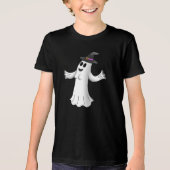 T-shirt En Tri-matière Joyeux fantôme de sorcière Halloween (Recto)